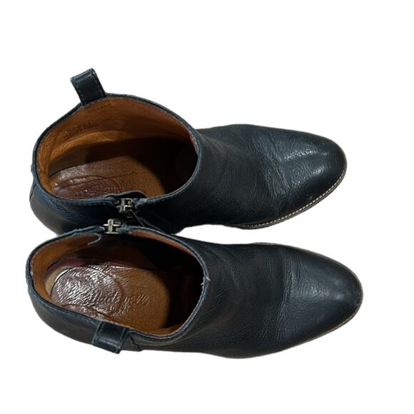 Madewell The Billie Boot Leather Ankle Bootie Black and Brown Women's Size 7.5 - Picture 8 of 10